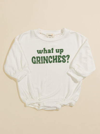 What Up Grinches Romper - TULLABEE