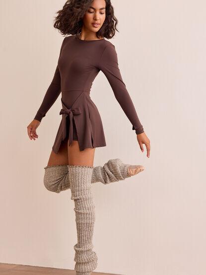 Mindful Motion Long Sleeve Dress - TULLABEE