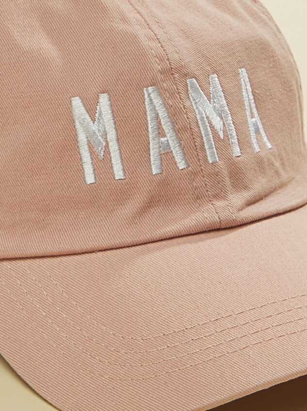 Mama Baseball Cap Detail 2 - TULLABEE