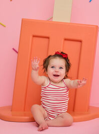 Kira Striped Tank and Bloomer Set - TULLABEE