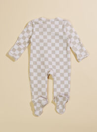 Kai Checkered Footie Detail 2 - TULLABEE