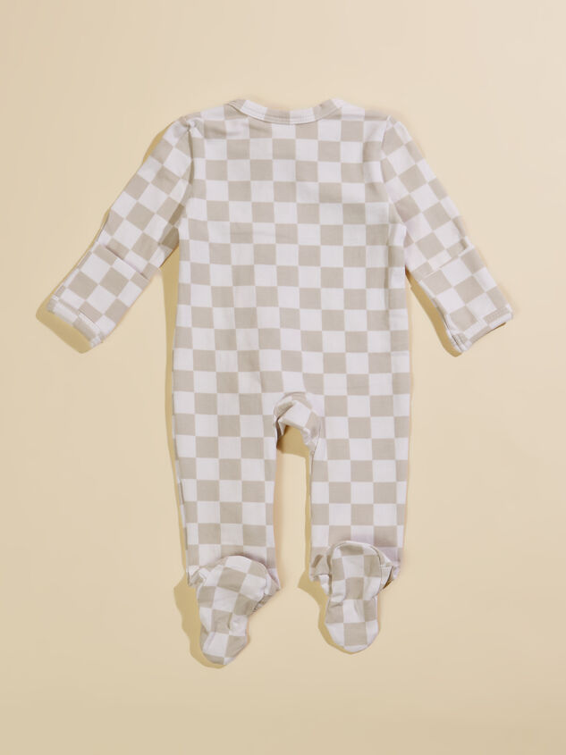 Kai Checkered Footie Detail 2 - TULLABEE