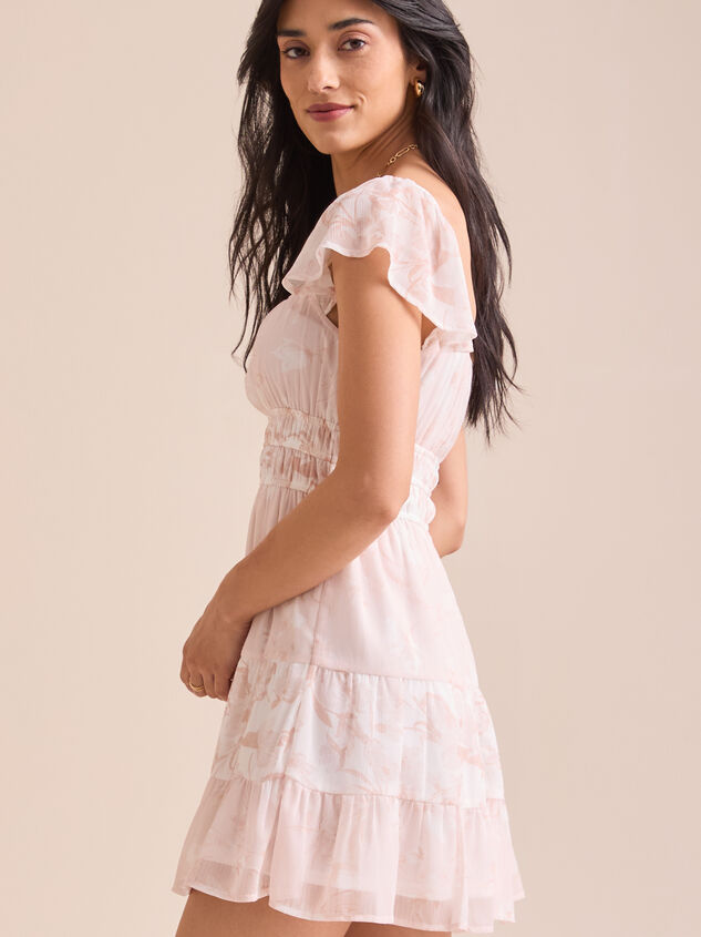 Marisa Floral Mini Dress Detail 3 - TULLABEE