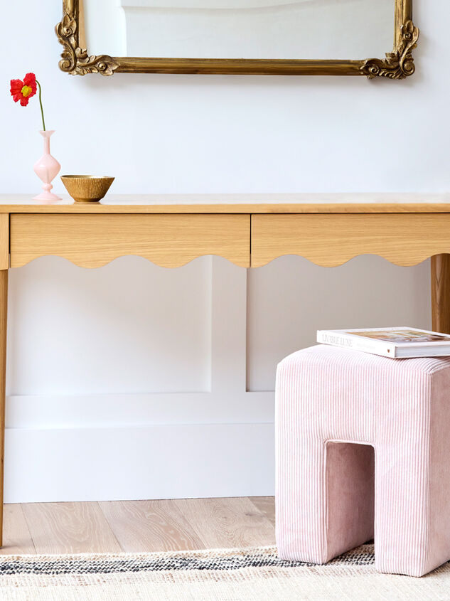 Alyssa Upholstered Stool Detail 2 - TULLABEE