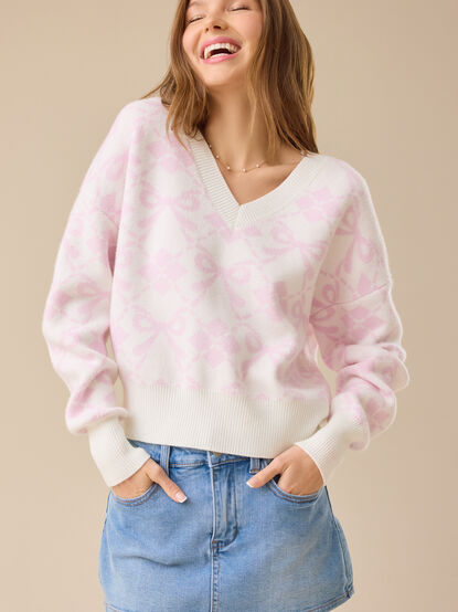 Beaux Argyle Sweater - TULLABEE