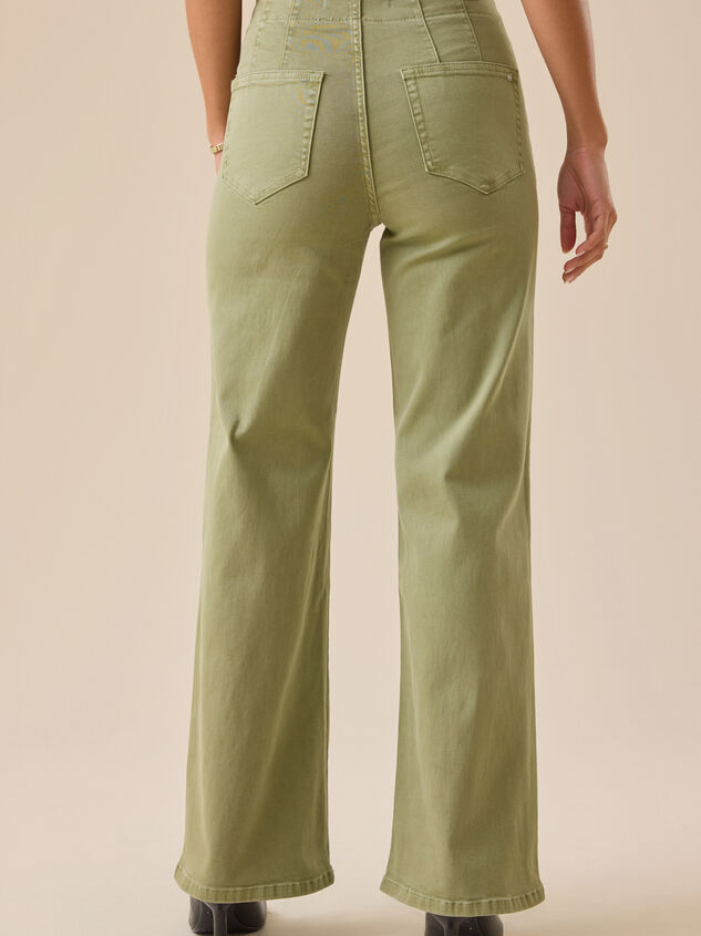 Khloe Straight Leg Pants Detail 5 - TULLABEE