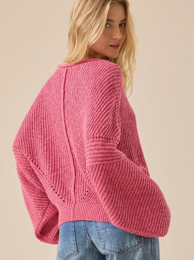 Savannah Dolman Sweater Detail 5 - TULLABEE