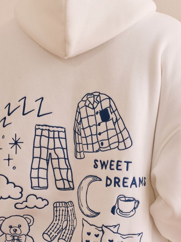 Sunday Nap Club Icon Hoodie Detail 5 - TULLABEE