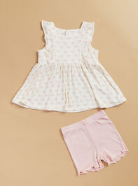 Annie Mini Bows Dress Set Detail 2 - TULLABEE