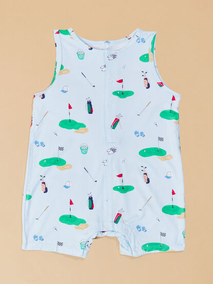 Timmy Golf Things Shortie Romper - TULLABEE