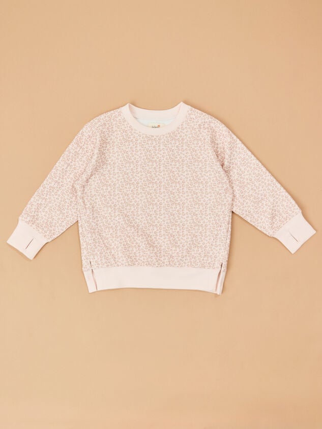 Lilah Leopard Pullover Detail 2 - TULLABEE