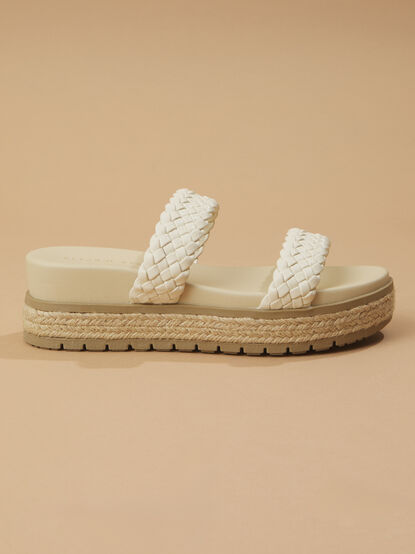 Kryztal Braided Platform Sandals - TULLABEE