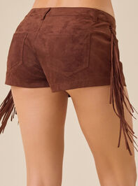 Nia Fringe Mini Short Detail 4 - TULLABEE