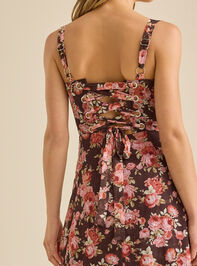 Nini Floral Corset Dress Detail 5 - TULLABEE