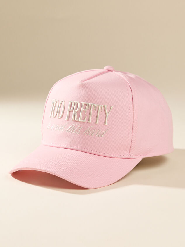 Too Pretty To Work This Hard Trucker Hat - TULLABEE