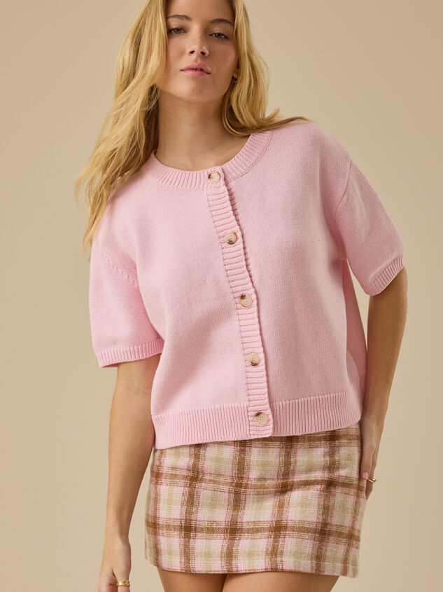 Rosie Short Sleeve Cardigan - TULLABEE