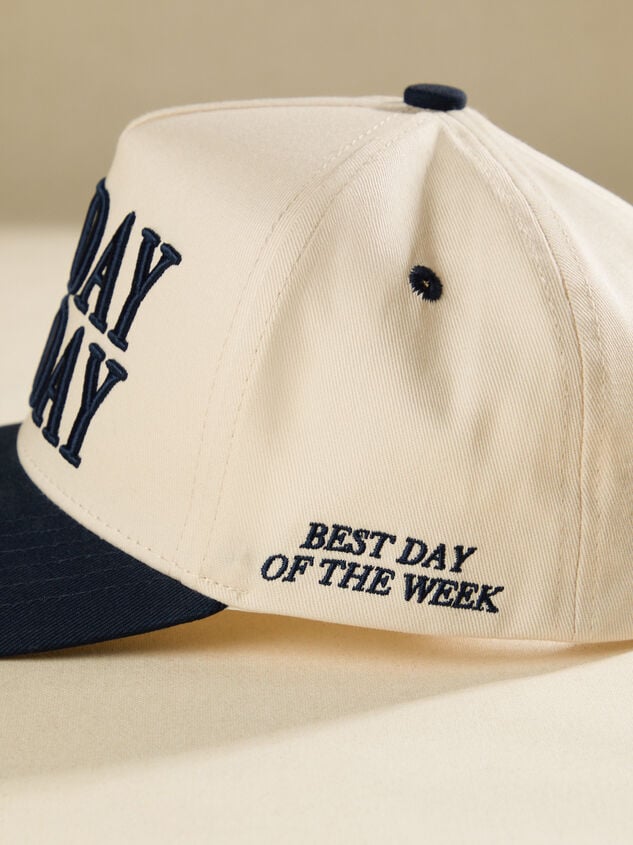 Sunday Funday Trucker Hat Detail 2 - TULLABEE