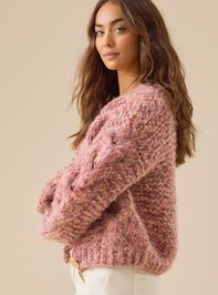 Poppie Chunky Knit Cardigan Detail 8 - TULLABEE