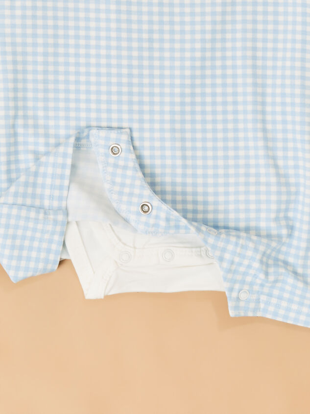 Archer Gingham Shortall Detail 3 - TULLABEE