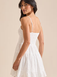 Morgan Embroidered Mini Dress Detail 5 - TULLABEE
