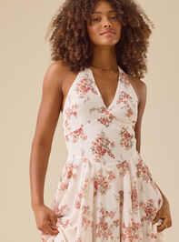 Liliana Floral Maxi Dress Detail 3 - TULLABEE