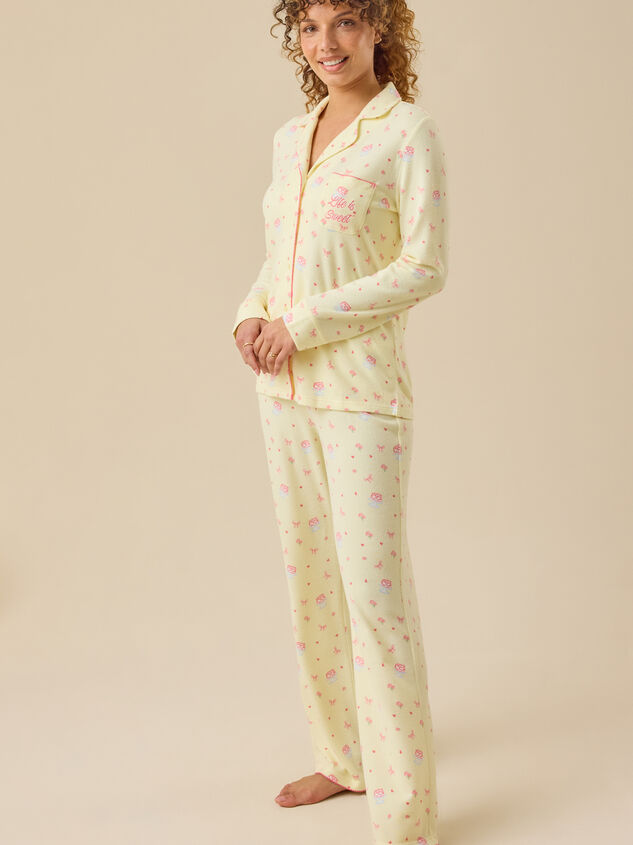 Life Is Sweet Sleep Top Detail 5 - TULLABEE