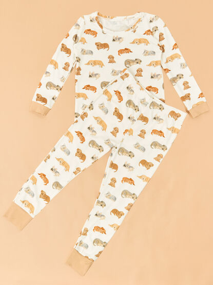 Napping Puppies Lounge Set - TULLABEE