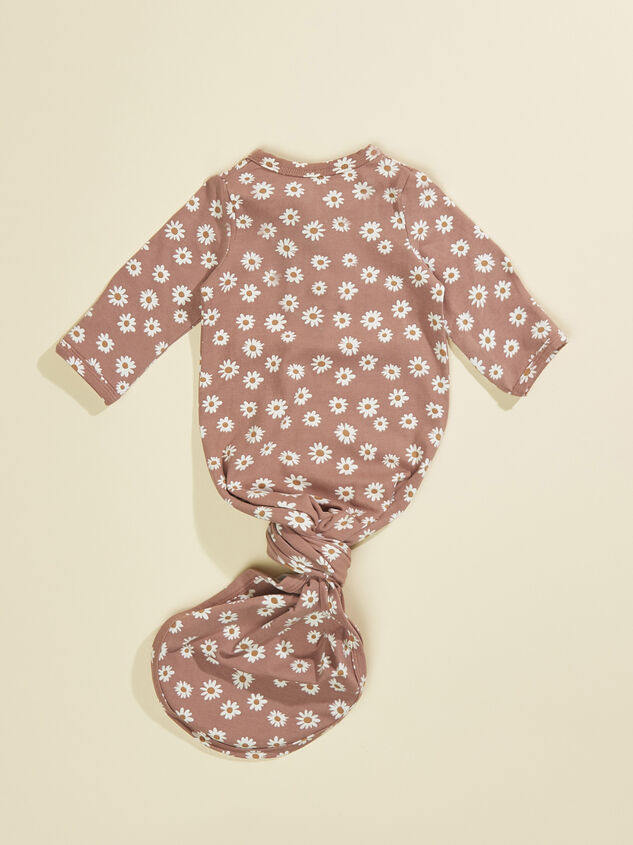 Dreamy Daisy Knotted Gown Detail 2 - TULLABEE
