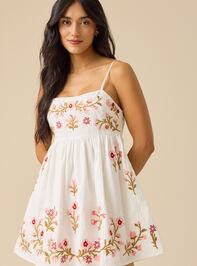 Martina Embroidered Mini Dress - TULLABEE