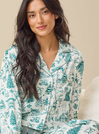 Kamila Satin Toile Sleep Top Detail 4 - TULLABEE