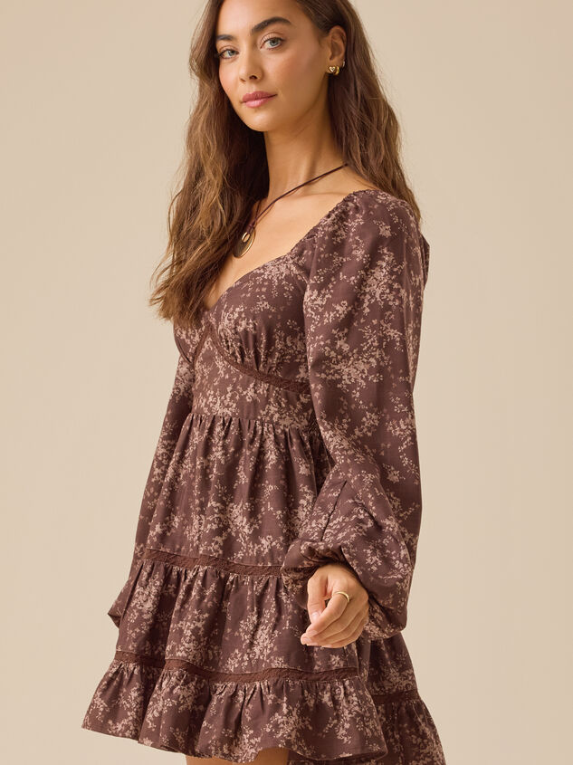 Marigold Floral Dress Detail 4 - TULLABEE