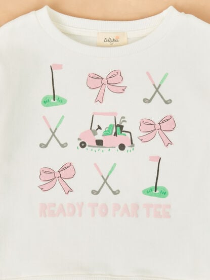 Ready To Par Tee Crewneck - TULLABEE