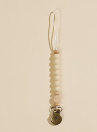 Neutral Pacifier Clip - TULLABEE