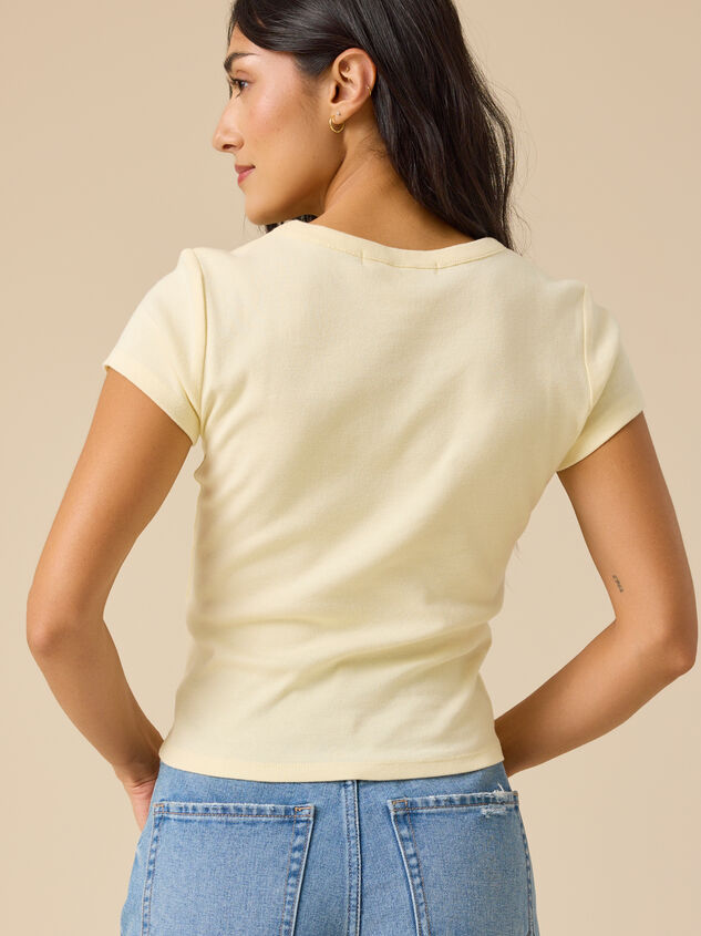 Let's Sail Away Baby Tee Detail 4 - TULLABEE