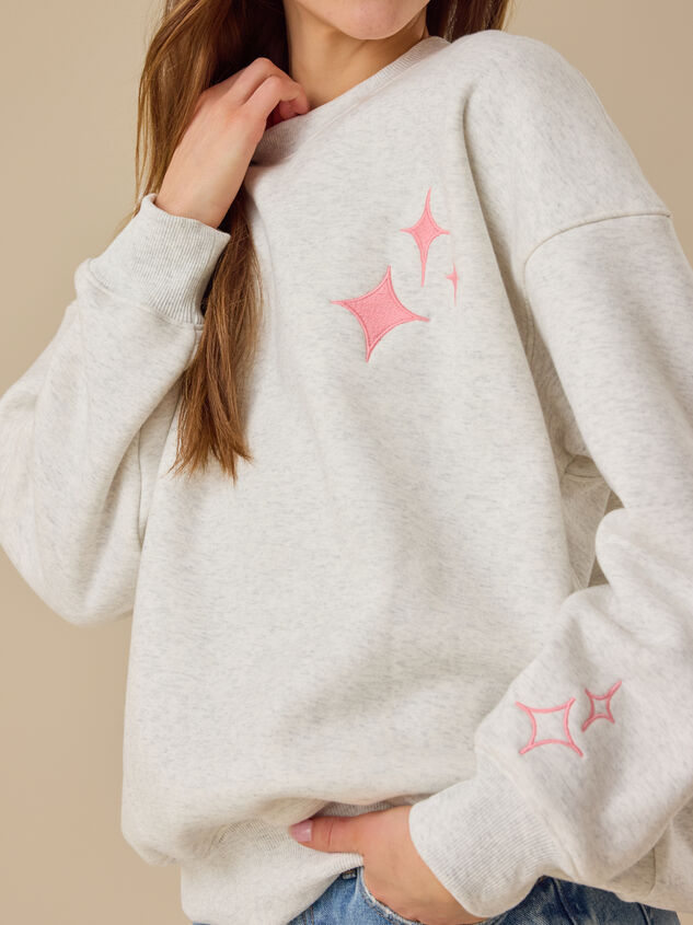 Do What Makes You Happy Pullover Detail 5 - TULLABEE