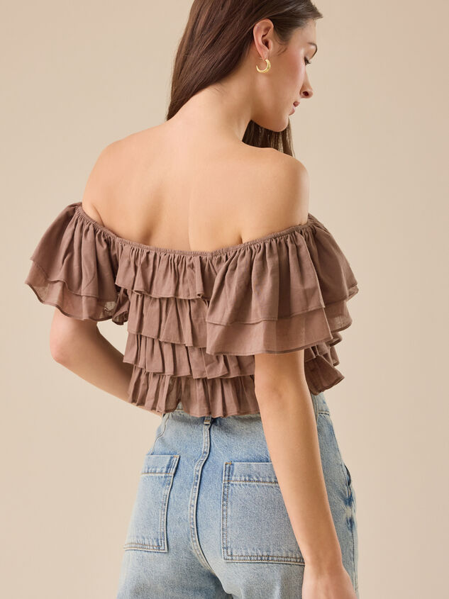 Simone Ruffle Top Detail 5 - TULLABEE