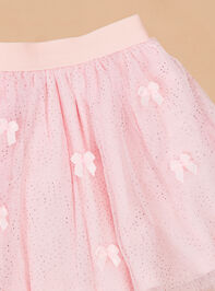 Satin Bow Tutu Skirt Detail 3 - TULLABEE