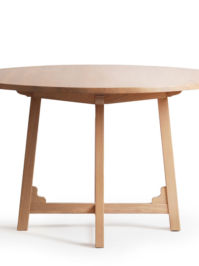 Rose Wood Round Dining Table - TULLABEE
