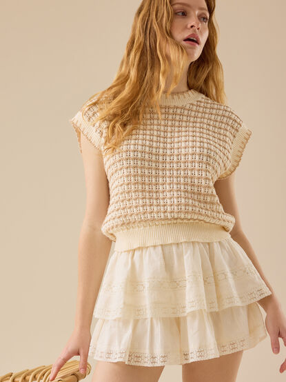 Raleigh Layered Lace Shorts - TULLABEE