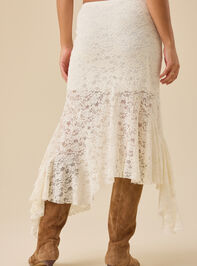 Faith Midi Lace Skirt Detail 5 - TULLABEE