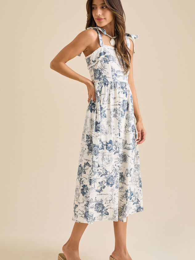 Haley Midi Dress Detail 3 - TULLABEE
