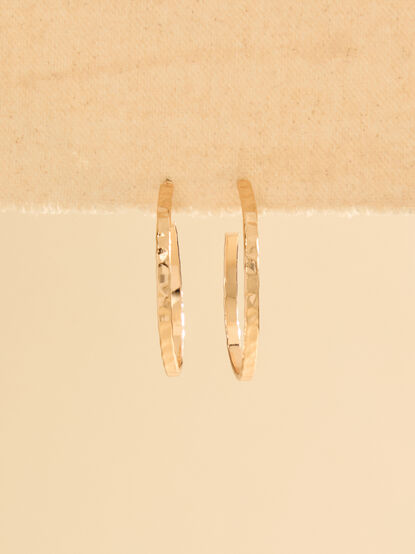 Open Hoop Earrings - TULLABEE