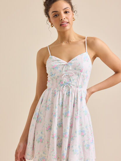 Skyla Floral Mini Dress - TULLABEE