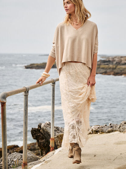 Aria Lace Midi Skirt - TULLABEE