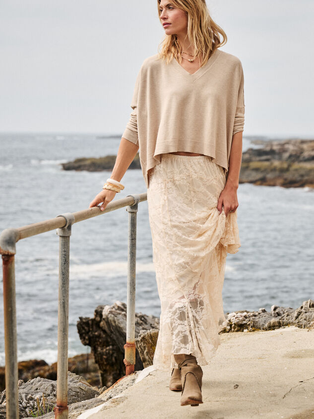 Aria Lace Midi Skirt - TULLABEE
