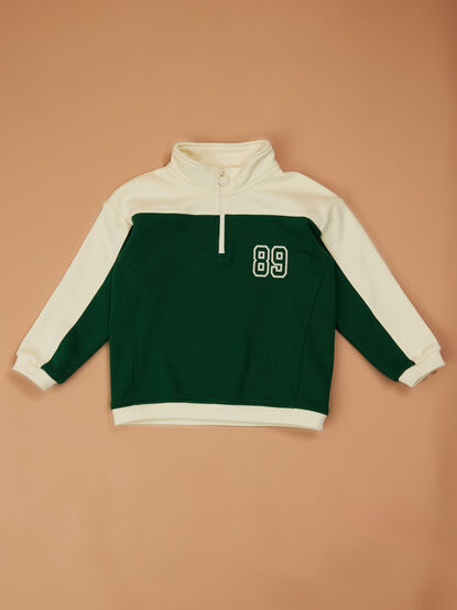 Campus Classic Quarter Zip Pullover - TULLABEE