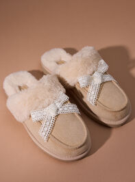 Lacey Loafer Slipper Detail 2 - TULLABEE