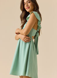 Jeanie Mini Dress Detail 5 - TULLABEE