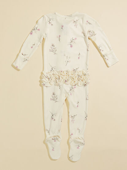 Melody Floral Ruffle Footie - TULLABEE