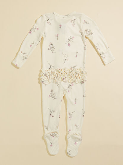Melody Floral Ruffle Footie - TULLABEE